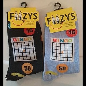 Foozys Socks 2 pair item# 87 Bingo